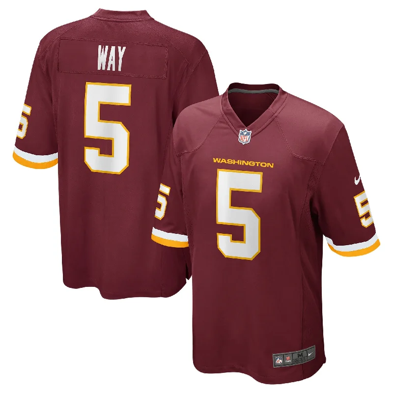 Soccer jerseys for winter leagues with long sleevesTress Way Washington Football Team Jersey - Burgundy