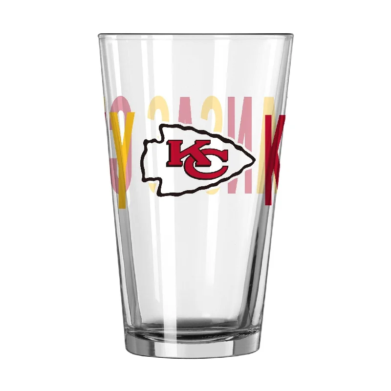 Team cups for recreational leaguesKansas City Chiefs 16oz Overtime Pint Glass