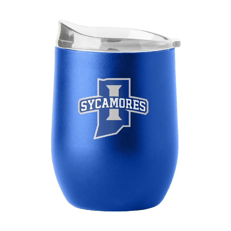 Team cups for fan clubsIndiana State 16oz Flipside Powder Coat Curved Bev