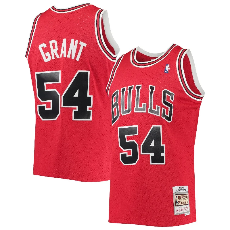 Basketball jerseys for fitness and sports enthusiastsHorace Grant Chicago Bulls 1990/91 Throwback Dark Swingman Basketball Jersey - Red