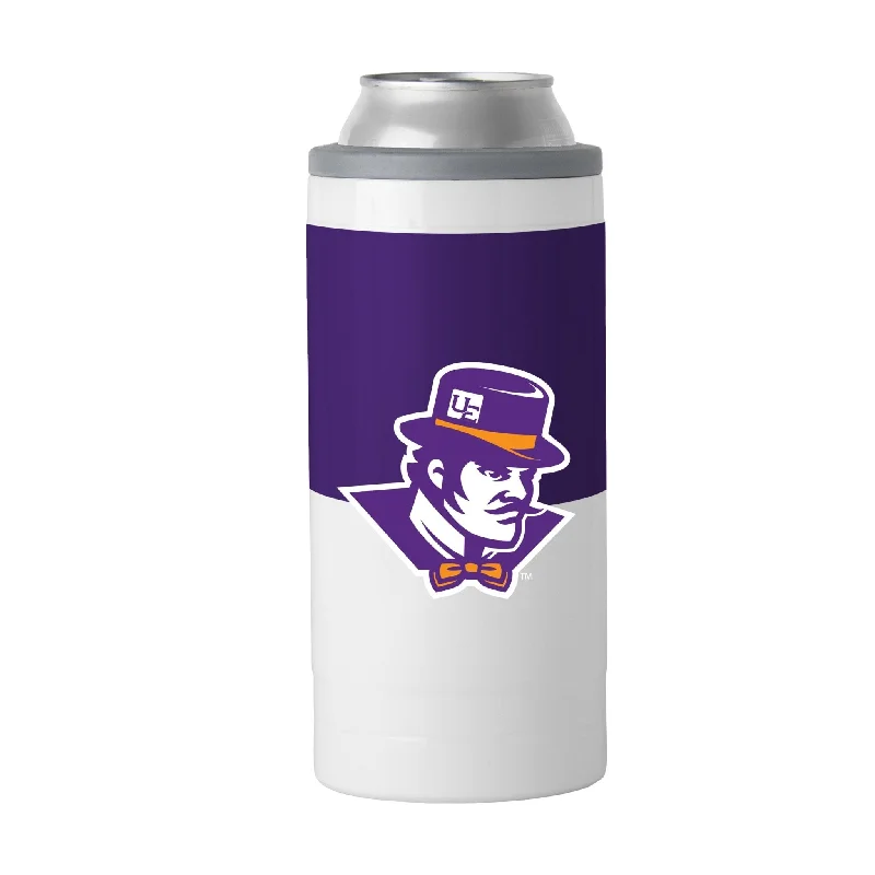 Team cups for marching bandsEvansville 12oz Colorblock Slim Can Coolie