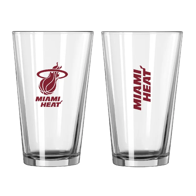 Team cups for gaming tournamentsMiami Heat 16oz Gameday Pint Glass