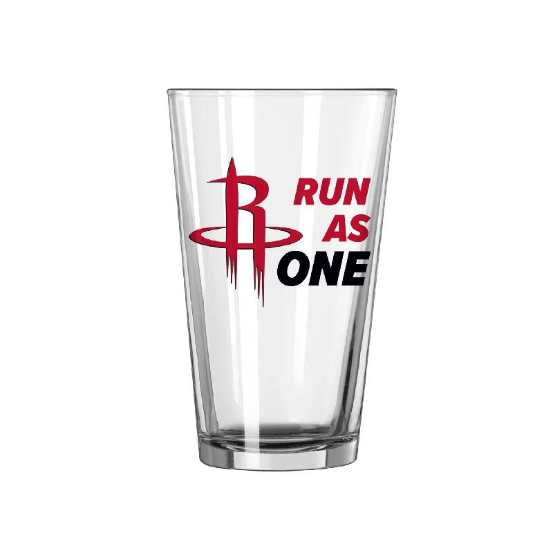 Team cups for milestone celebrationsHouston Rockets 16oz Slogan Pint Glass