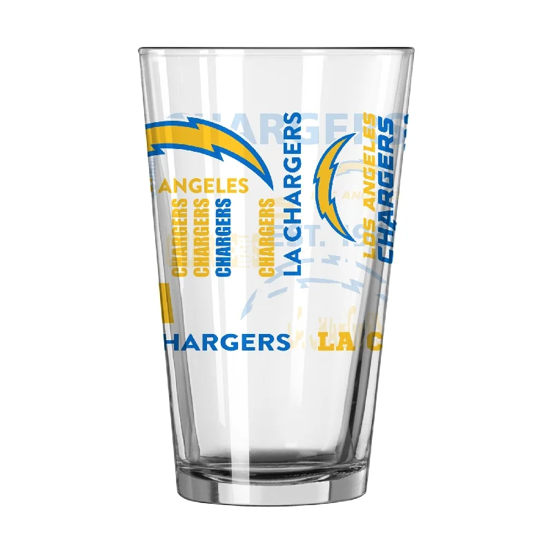 Team cups for basketball leaguesLos Angeles Chargers 16oz Spirit Pint Glass