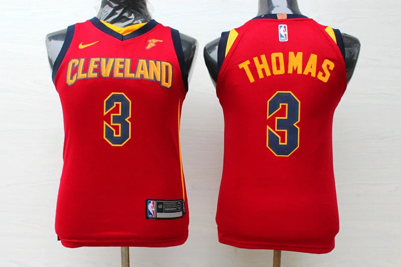 Custom basketball jerseys for fansCavaliers 3 Isaiah Thomas Red Youth Replica Basketball Jersey