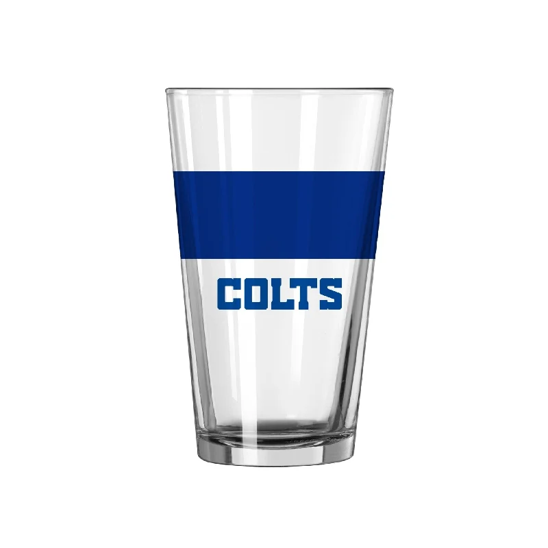 Team cups for youth sportsIndianapolis Colts 16oz Colorblock Pint Glass