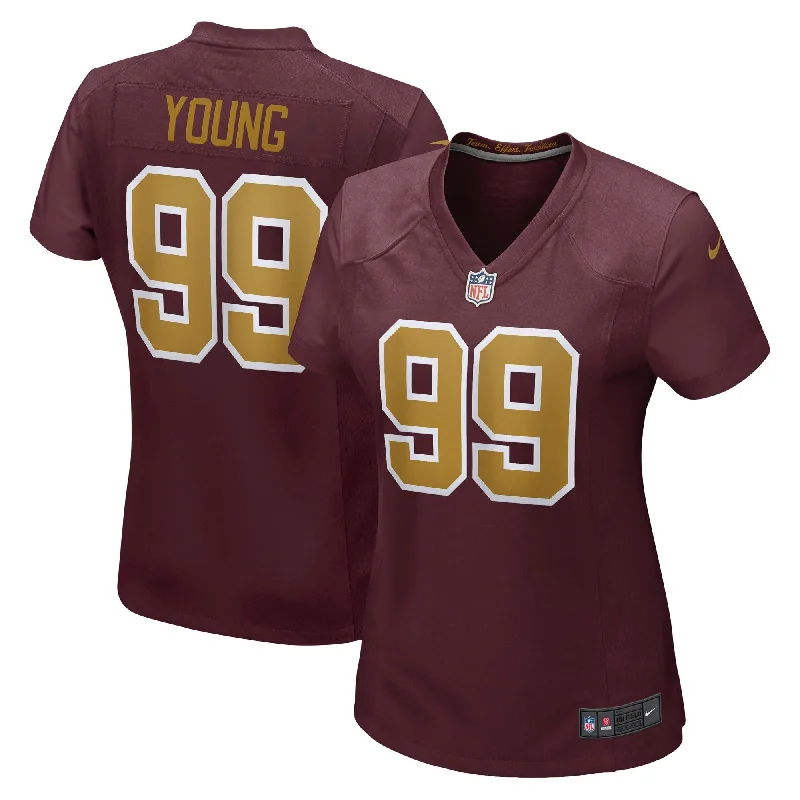 Soccer jerseys for outdoor gamesChase Young Washington Football Team Women's Alternate Jersey - Burgundy