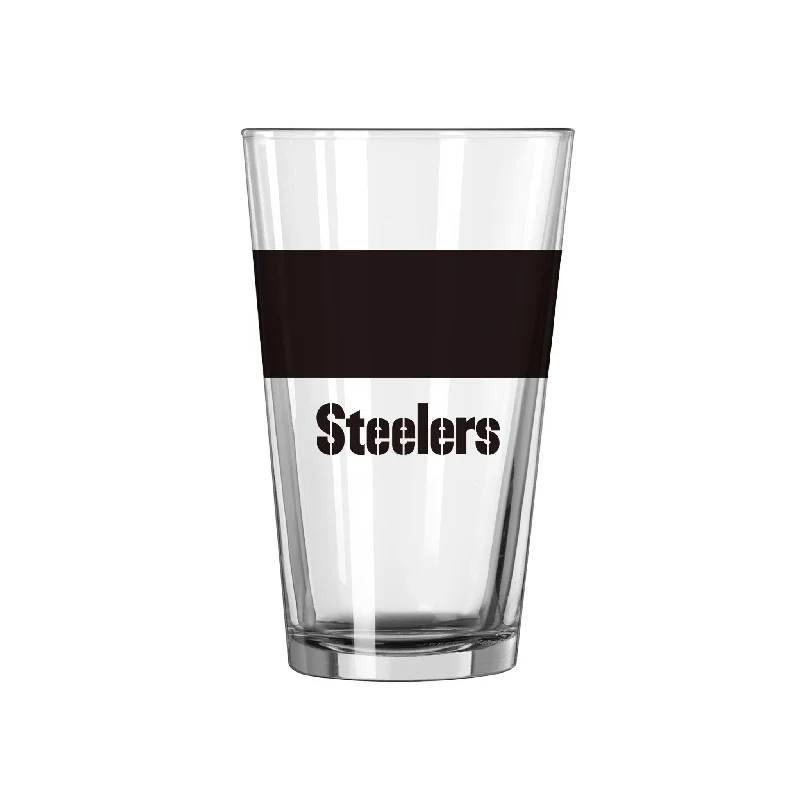 Team cups for hockey tournamentsPittsburgh Steelers 16oz Colorblock Pint Glass