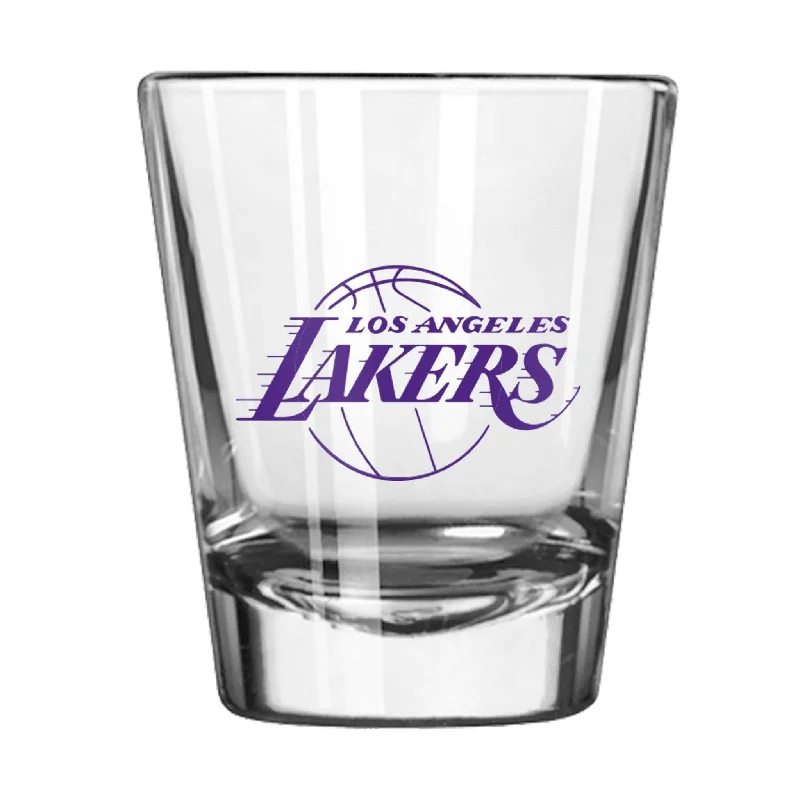 Custom team cups for sportsLos Angeles Lakers 2oz Gameday Shot Glass