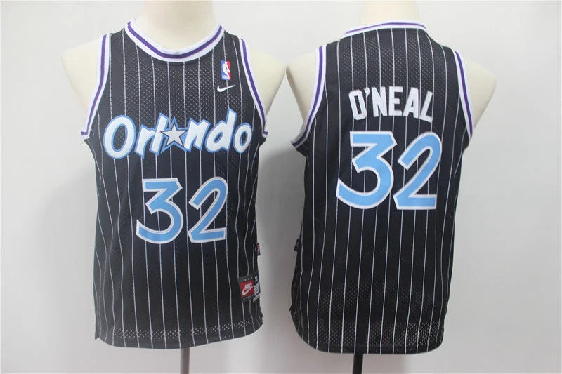 Youth basketball jerseys for tournamentsMagic 32 Shaquille O'neal Black Youth Throwback Basketball Jersey