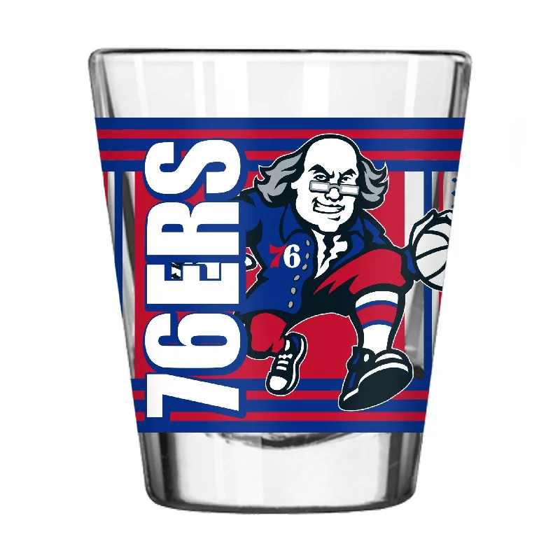 Team cups for best player awardsPhiladelphia 76ers 2oz Hero Shot Glass