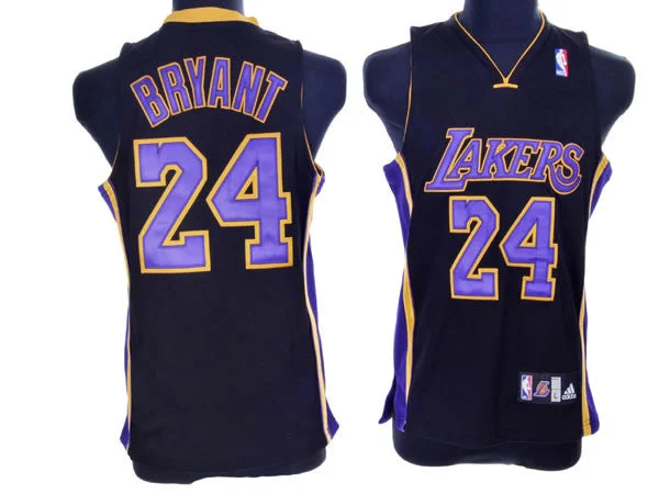 Basketball jerseys with breathable fabricLos Angeles Lakers 24 Bryant Black Youth Basketball Jersey