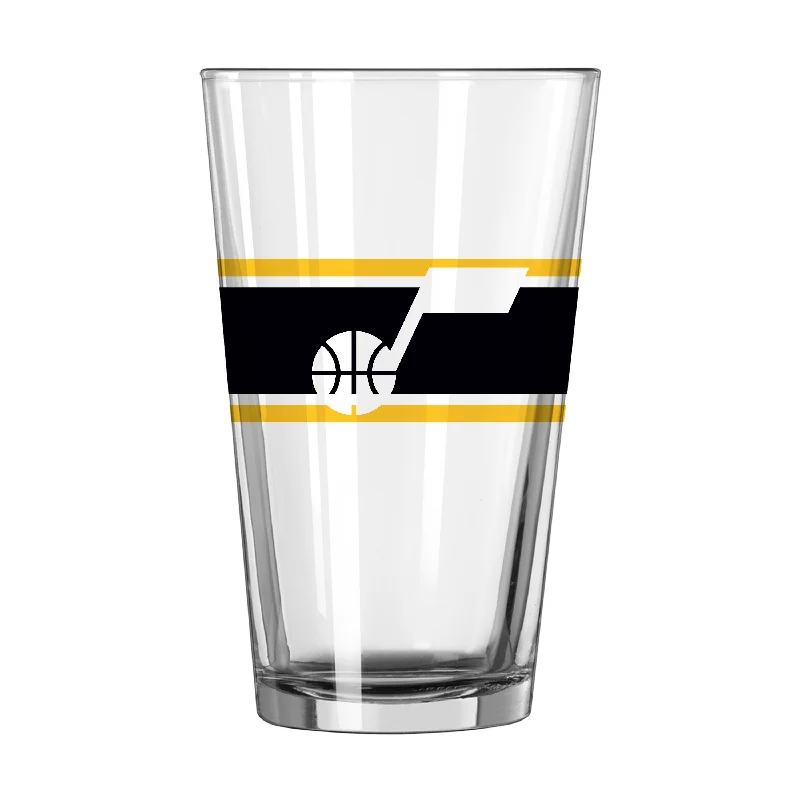 Team cups for fan clubsUtah Jazz 16oz Stripe Pint Glass