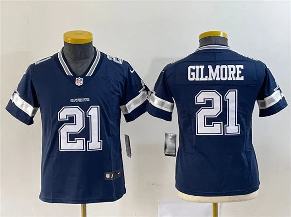 Soccer jerseys for professional leaguesWomen's Dallas Cowboys #21 Stephon Gilmore Navy Vapor Untouchable Football Stitched Jersey(Run Small)