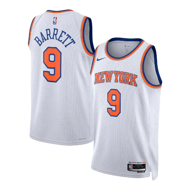 Basketball jerseys for men with customizable optionsRj  New York Knicks Unisex Swingman Basketball Jersey - Association Edition - White