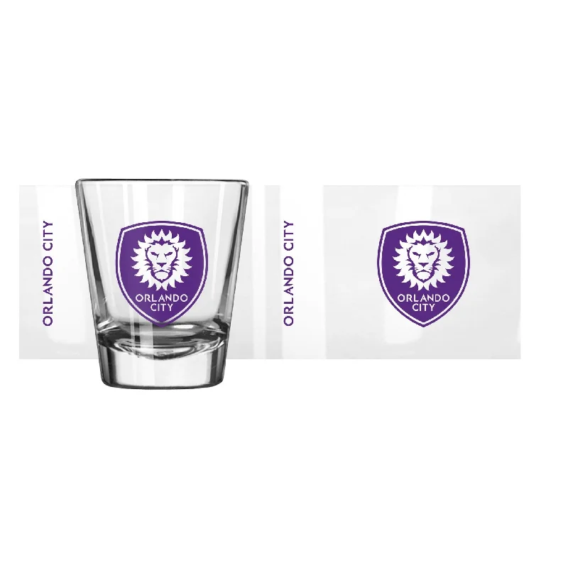 Custom team cups for sportsOrlando City SC 2oz Gameday Shot Glass