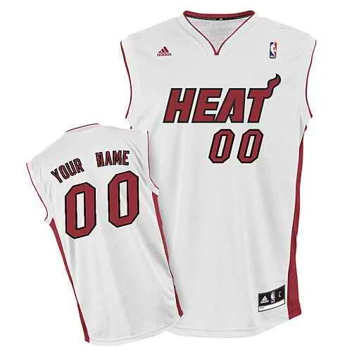 Basketball jerseys for professional leaguesMiami Heat Youth Custom white Basketball Jersey