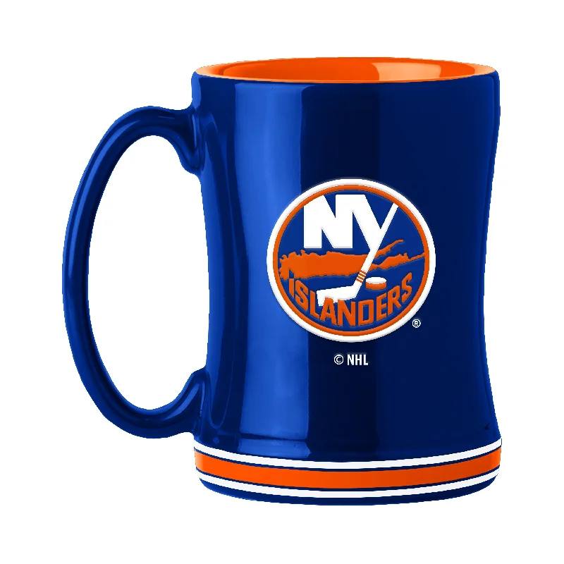 Team cups for end-of-season celebrationsNew York Islanders 14oz Relief Mug