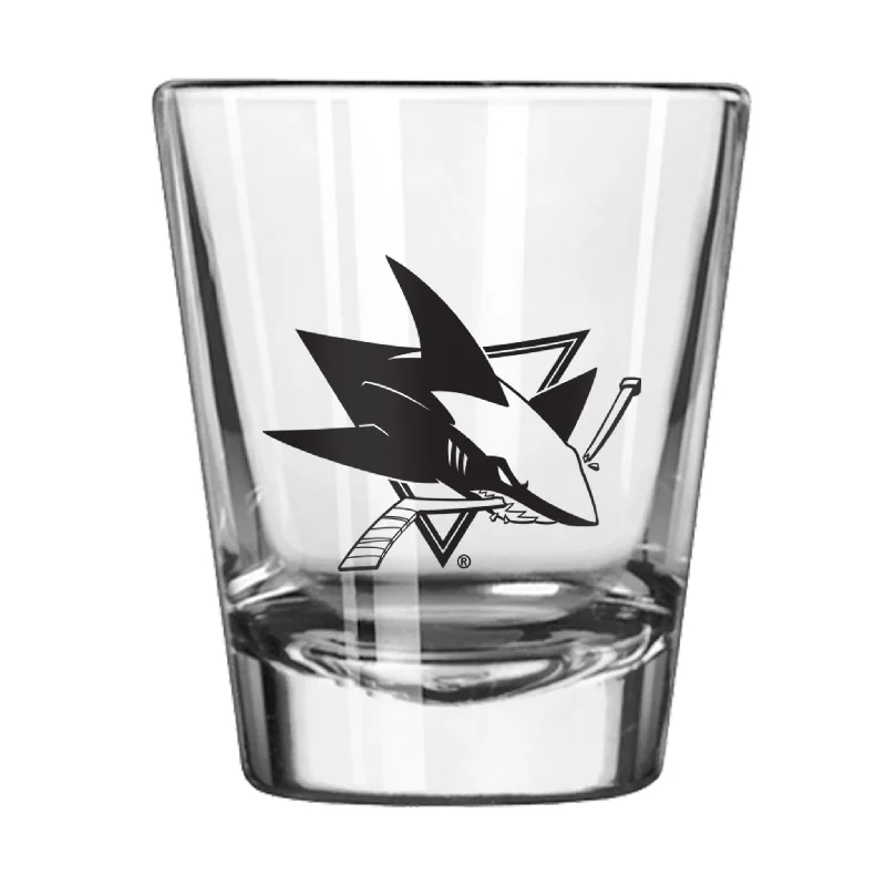 Team cups for hockey tournamentsSan Jose Sharks 2oz Gameday Shot Glass