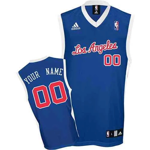 Basketball jerseys for fitness and sports enthusiastsLos Angeles Clippers Youth Custom blue Basketball Jersey