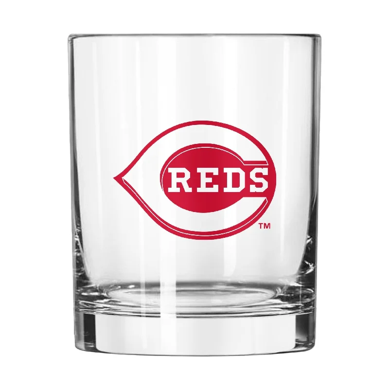 Engraved team cups for winnersCincinnati Reds 14oz Gameday Rocks Glass