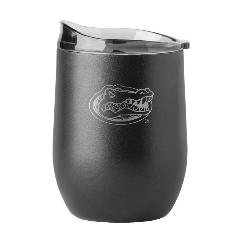 Team cups for family reunionsFlorida 16oz Black Etch Powder Coat Curved Bev