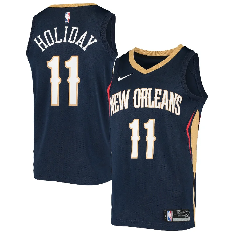 Basketball jerseys for training sessionsJrue Holiday New Orleans Pelicans Swingman Basketball Jersey - Navy