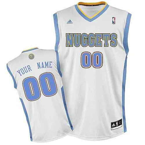 Basketball jerseys for adult playersDenver Nuggets Youth Custom white Basketball Jersey