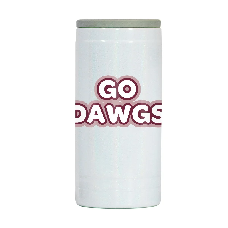 Team cups for team spirit awardsMississippi State 12oz Go Dawgs Iridescent Slim Coolie