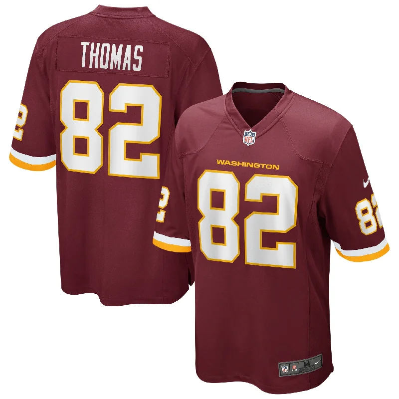 Soccer jerseys for men with custom printsLogan Thomas Washington Football Team Game Player Jersey - Burgundy