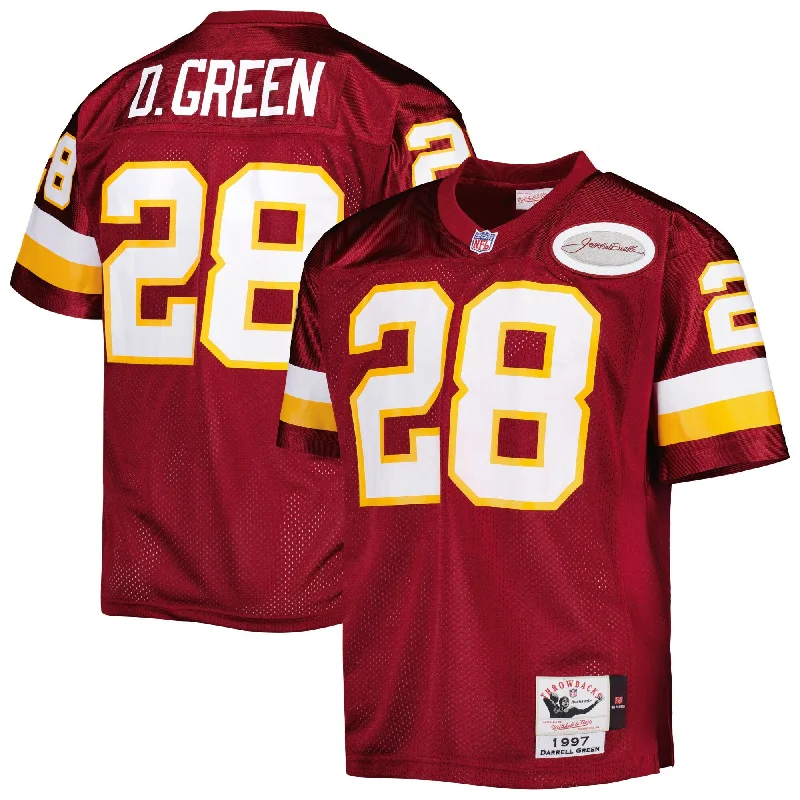 Custom soccer jerseys for teamsDarrell Green Washington Football Team 1997 Throwback Retired Player Jersey - Burgundy