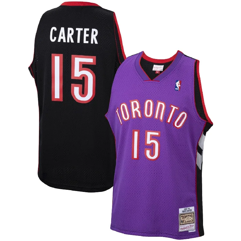 Men’s basketball jerseys with bold designsVince Carter Toronto Raptors 1999/00 Hardwood Classics Swingman Basketball Jersey - Purple