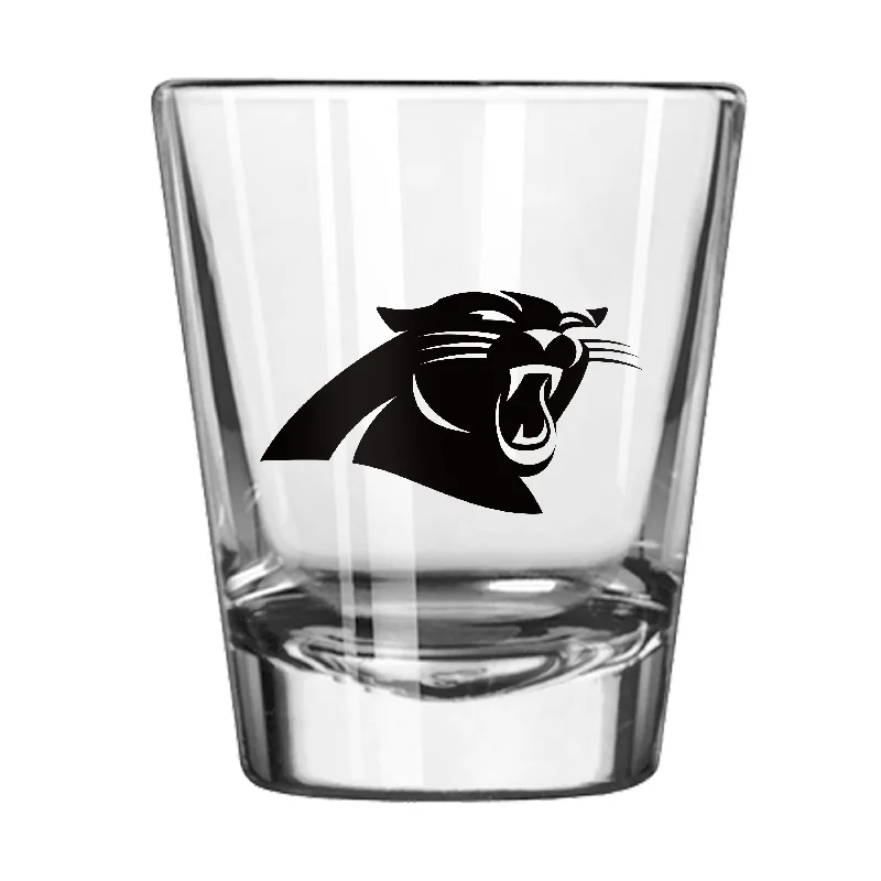 Team cups for fitness challengesCarolina Panthers Black 2oz Gameday Shot Glass