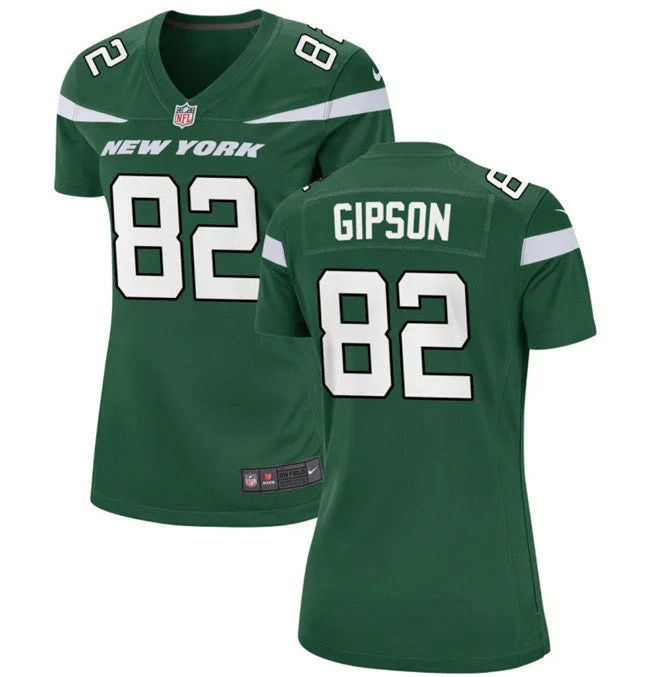 Soccer jerseys for women’s soccer leaguesWomen's New York Jets #82 Xavier Gipson Green Football Stitched Jersey(Run Small)