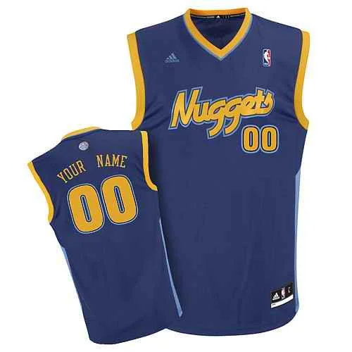 Custom basketball jerseys with team logosDenver Nuggets Youth Custom dk blue Basketball Jersey