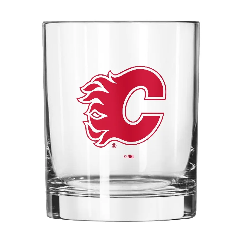 Team cups for adult leaguesCalgary Flames 14oz Gameday Rocks Glass