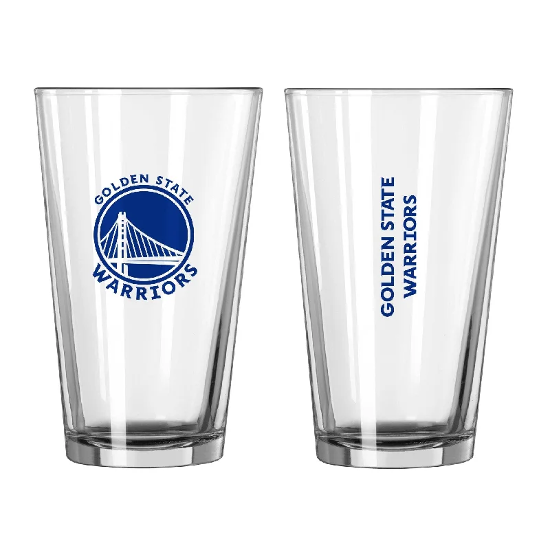 Custom team cups for sportsGolden State Warriors 16oz Gameday Pint Glass