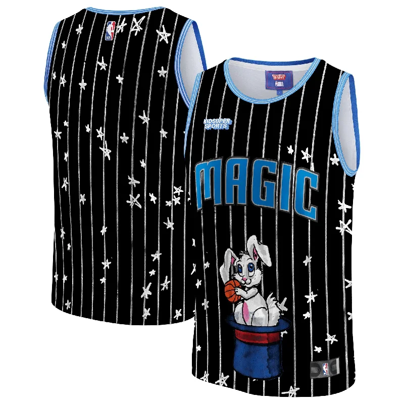 Personalized basketball jerseys with name and numberOrlando Magic & Youthsuper Studios By Unisex Hometown Basketball Jersey - Black