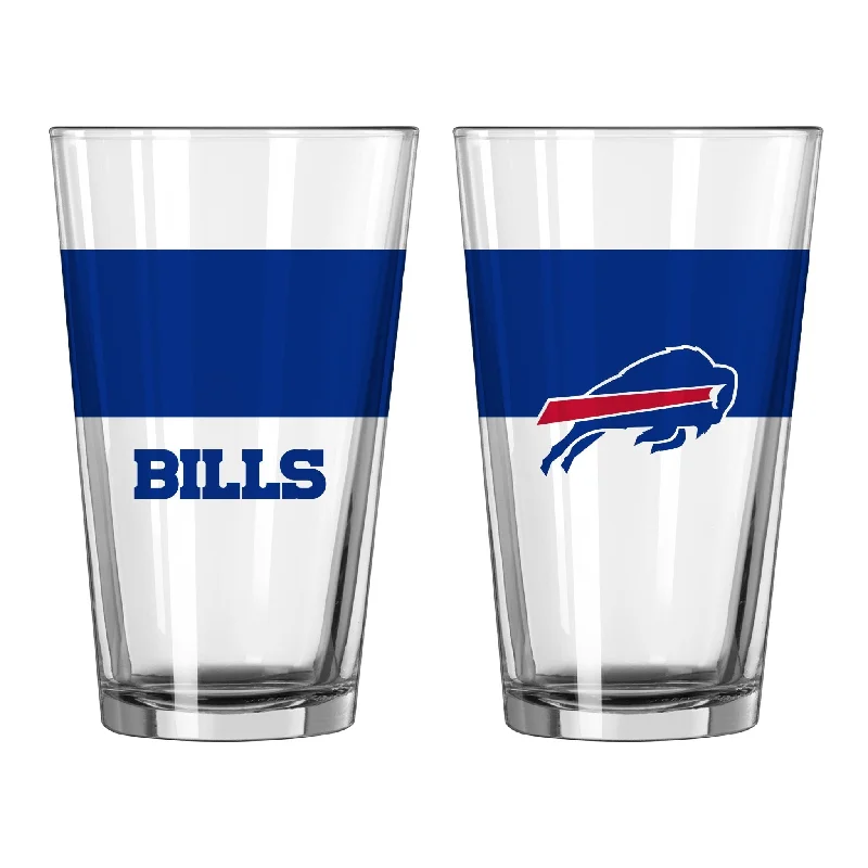 Team cups with motivational quotesBuffalo Bills 16oz Colorblock Pint Glass