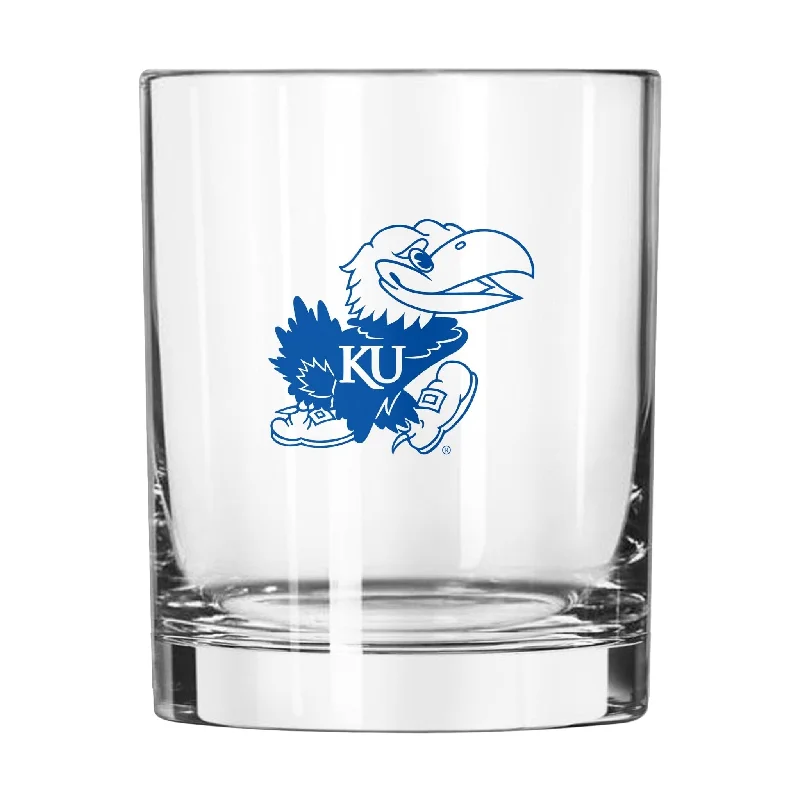 Team cups for charity eventsKansas 14oz Gameday Rocks Glass