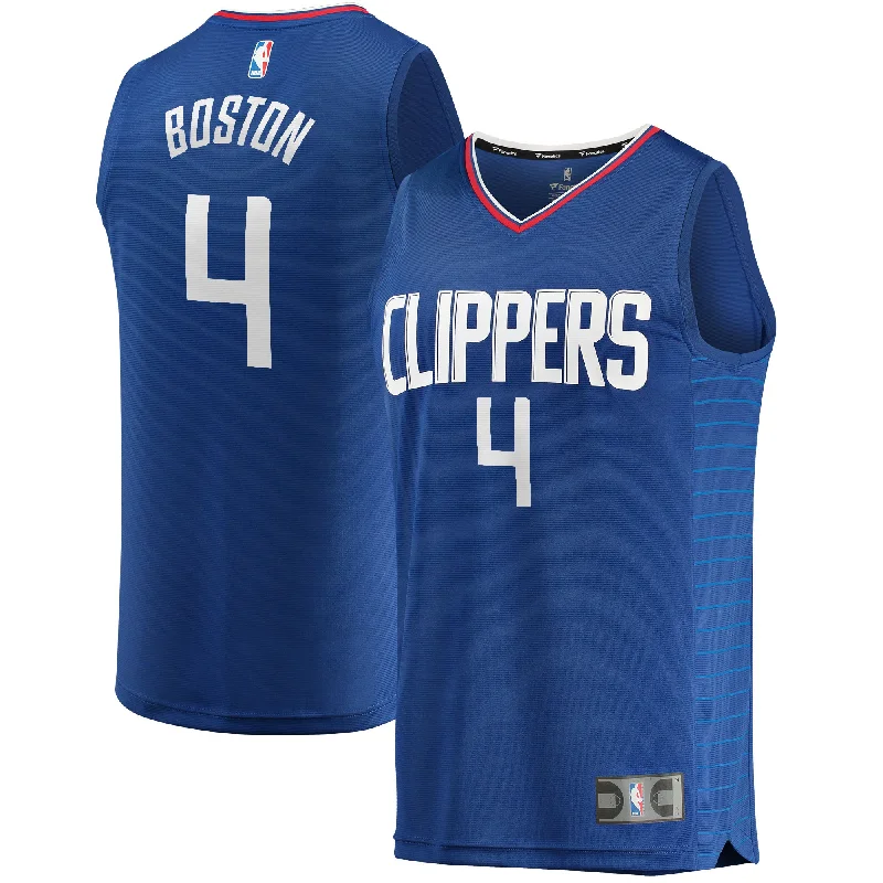 High school basketball jerseys for school teamsBrandon Boston Jr. La Clippers Branded Fast Break Basketball Jersey - Icon Edition - Royal