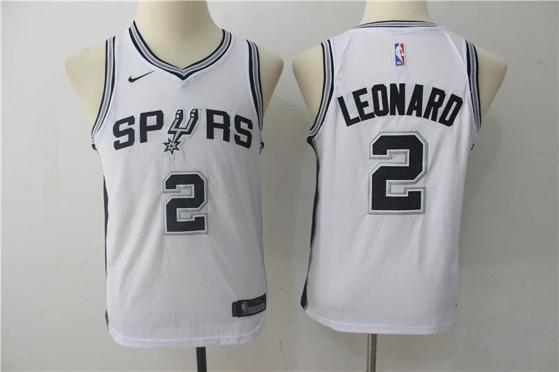 Basketball jerseys for men with customizable optionsSpurs 2 Kawhi Leonard White Youth Swingman Basketball Jersey