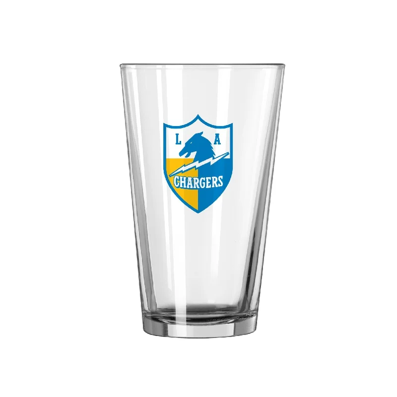 Team cups for baseball championshipsLos Angeles Chargers 16oz Retro Pint Glass