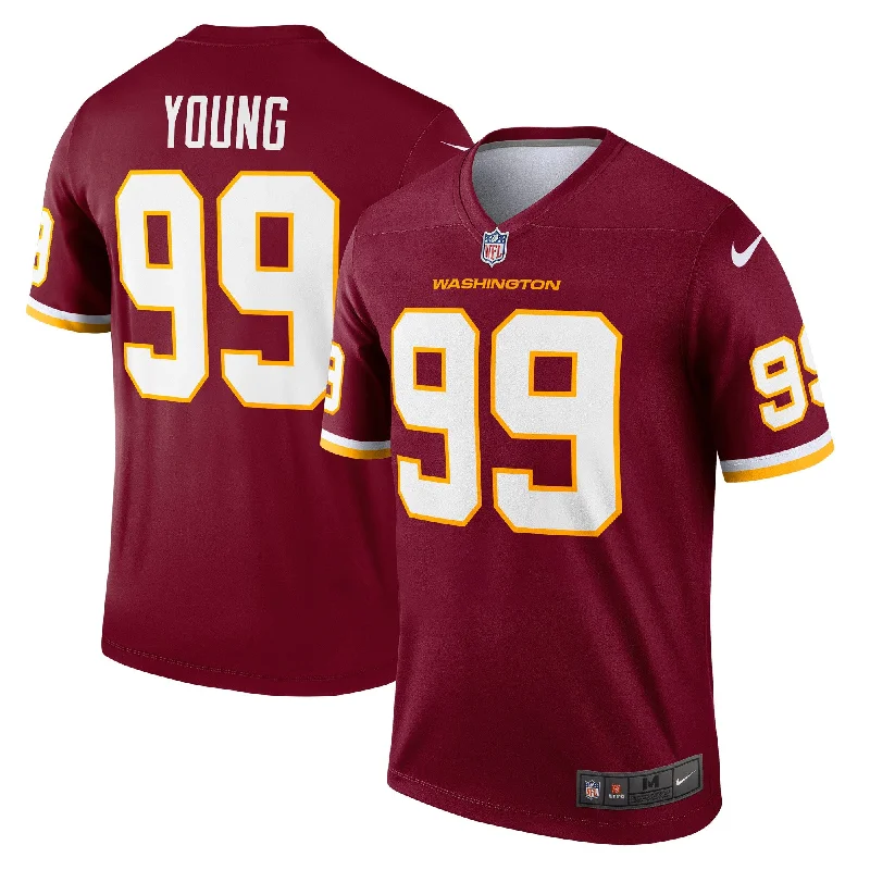 Personalized soccer jerseys for special eventsChase Young Washington Football Team Legend Jersey - Burgundy