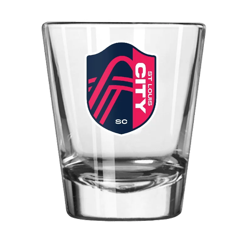 Team cups for school clubsSt Louis City SC 2oz Flipside Shot Glass