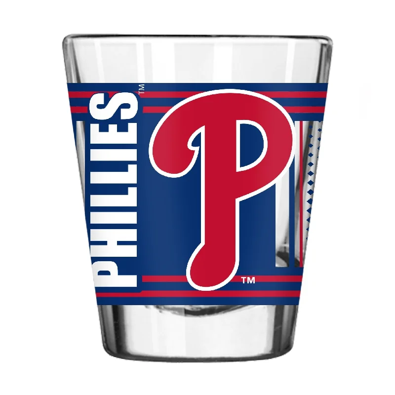 Team championship cups for salePhiladelphia Phillies 2oz Hero Shot Glass