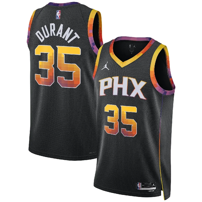 Custom basketball jerseys for local sports teamsKevin Durant Phoenix Suns Jordan Brand Unisex Swingman Basketball Jersey - Statement Edition - Black