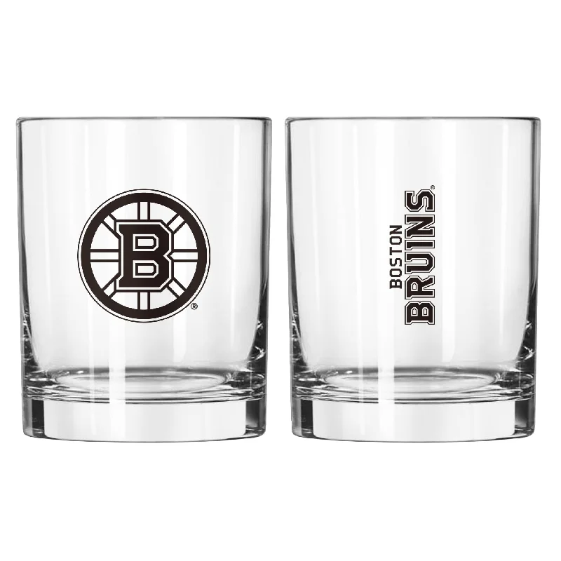 Team cups for charity eventsBoston Bruins 14oz Gameday Rocks Glass