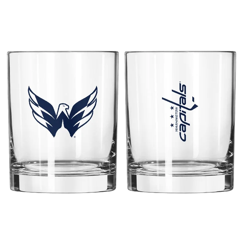 Team cups for hockey tournamentsWashington Capitals 14oz Gameday Rocks Glass