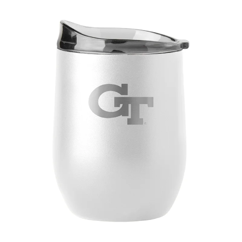 Team cups for esports tournamentsGeorgia Tech 16oz White Etch Powder Coat Curved Bev